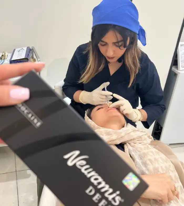 ماندگاری تزریق ژل برای چروک صورت